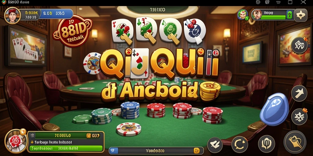 Tampilan gameplay QiuQiu yang mendebarkan di 88ID.