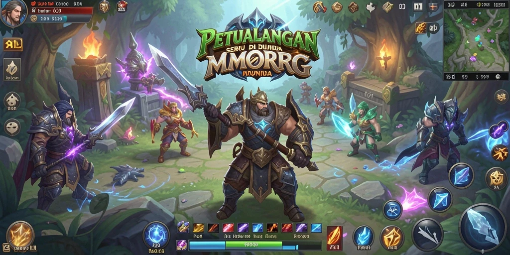 Gameplay seru dalam dunia MMORPG 8ID dengan berbagai petualangan.