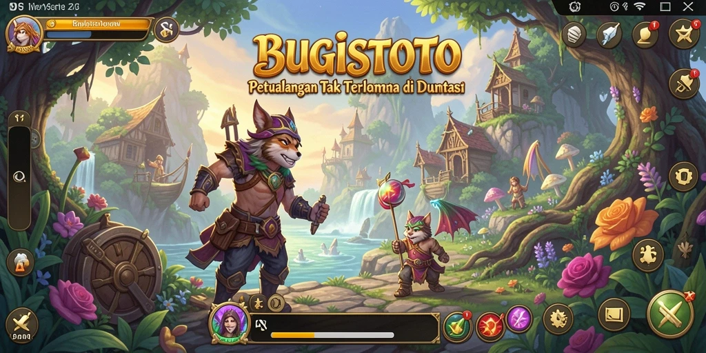 Gameplay petualangan seru di dunia penuh misteri.
