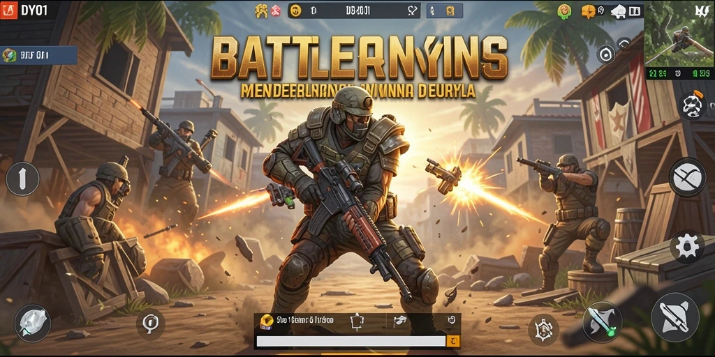 Gameplay intens dan adiktif dalam DY01 Battle Royale.