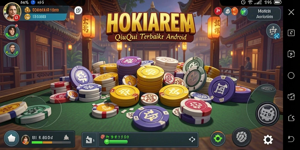 Tampilan gameplay QiuQiu yang seru dan menarik di HOKIARENA.