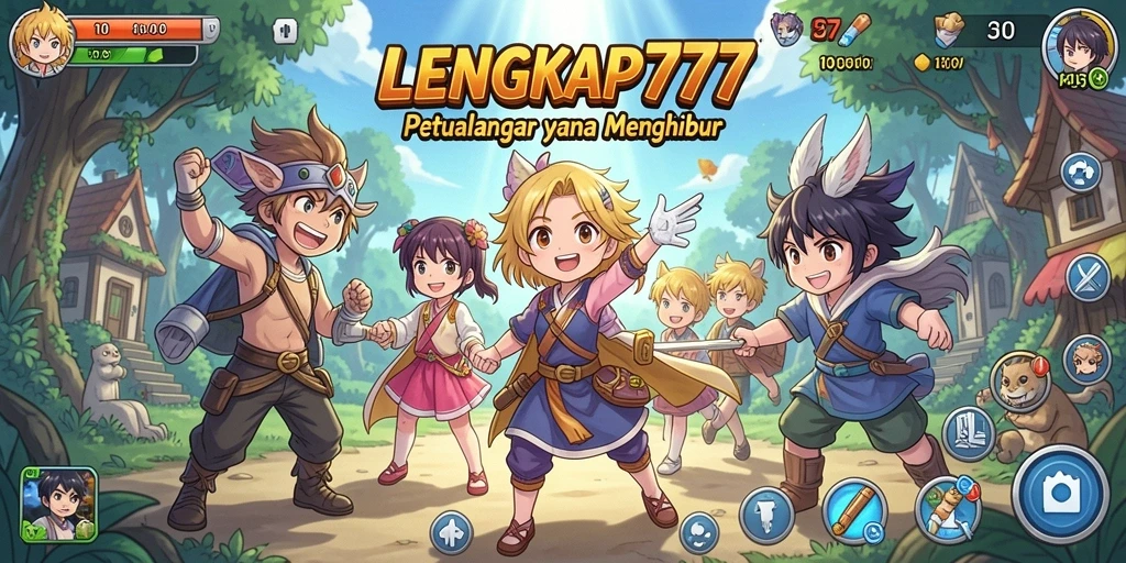 Tampilan gameplay LENGKAP777 yang menarik dan penuh aksi.